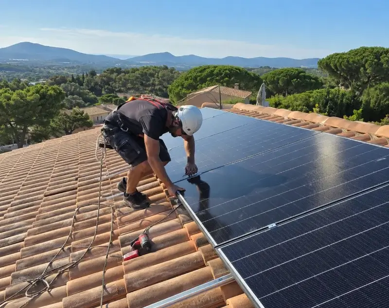 Installateur panneaux solaires Ollioules — pose photovoltaïque sur toiture