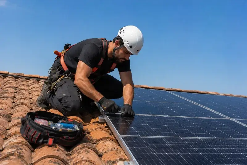 Maintenance et monitoring de panneaux solaires à Ollioules