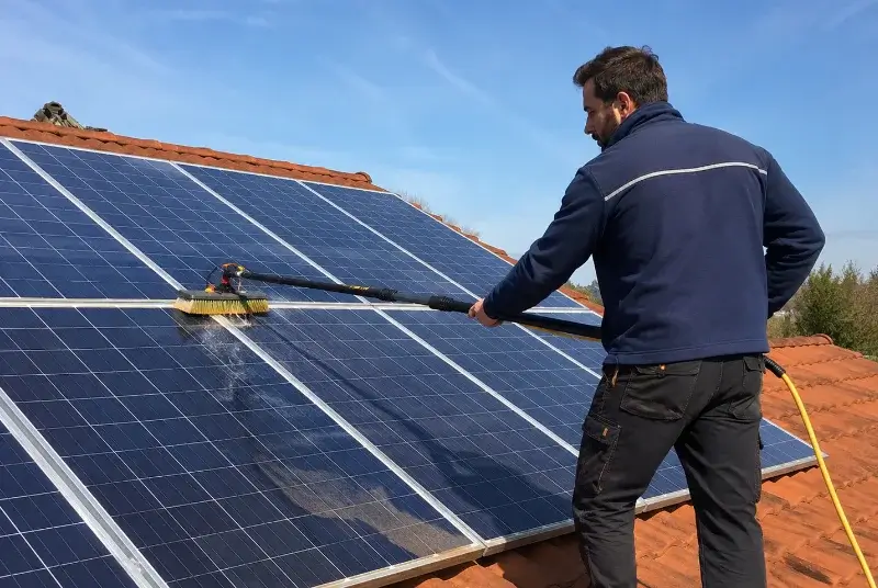 Nettoyage et entretien de panneaux solaires à Ollioules