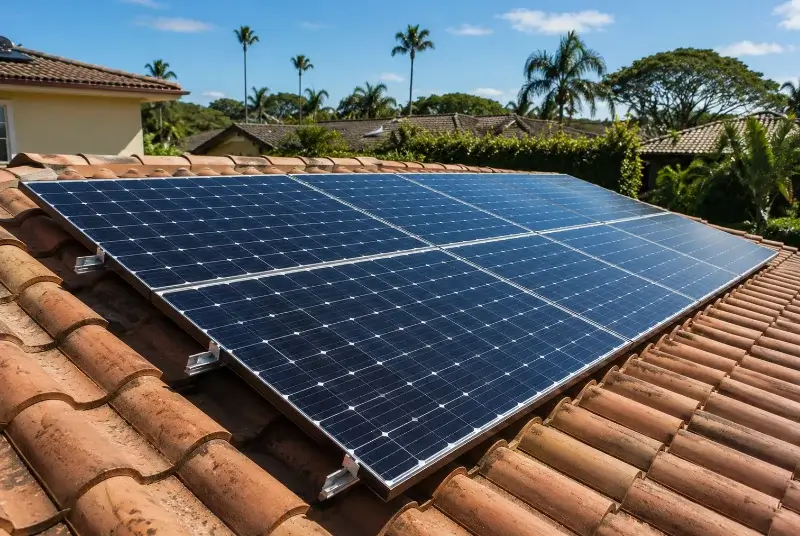 Installation de panneaux solaires à Ollioules